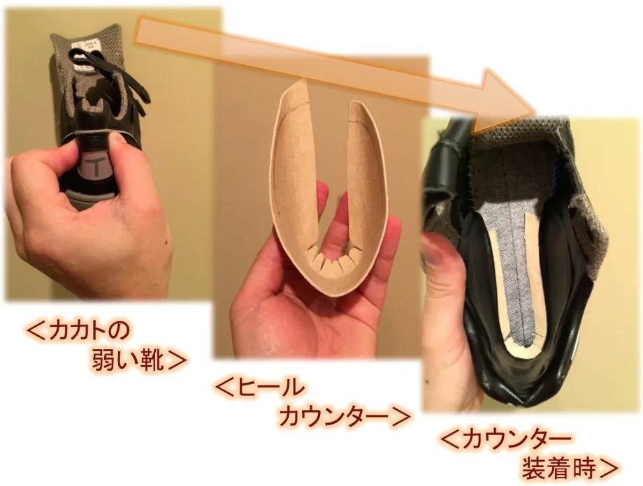 ⬇️⬇️カカト部が弱い靴には⬇️⬇️